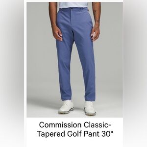 Lululemon Commission Classic Tapered Golf Pant 30”